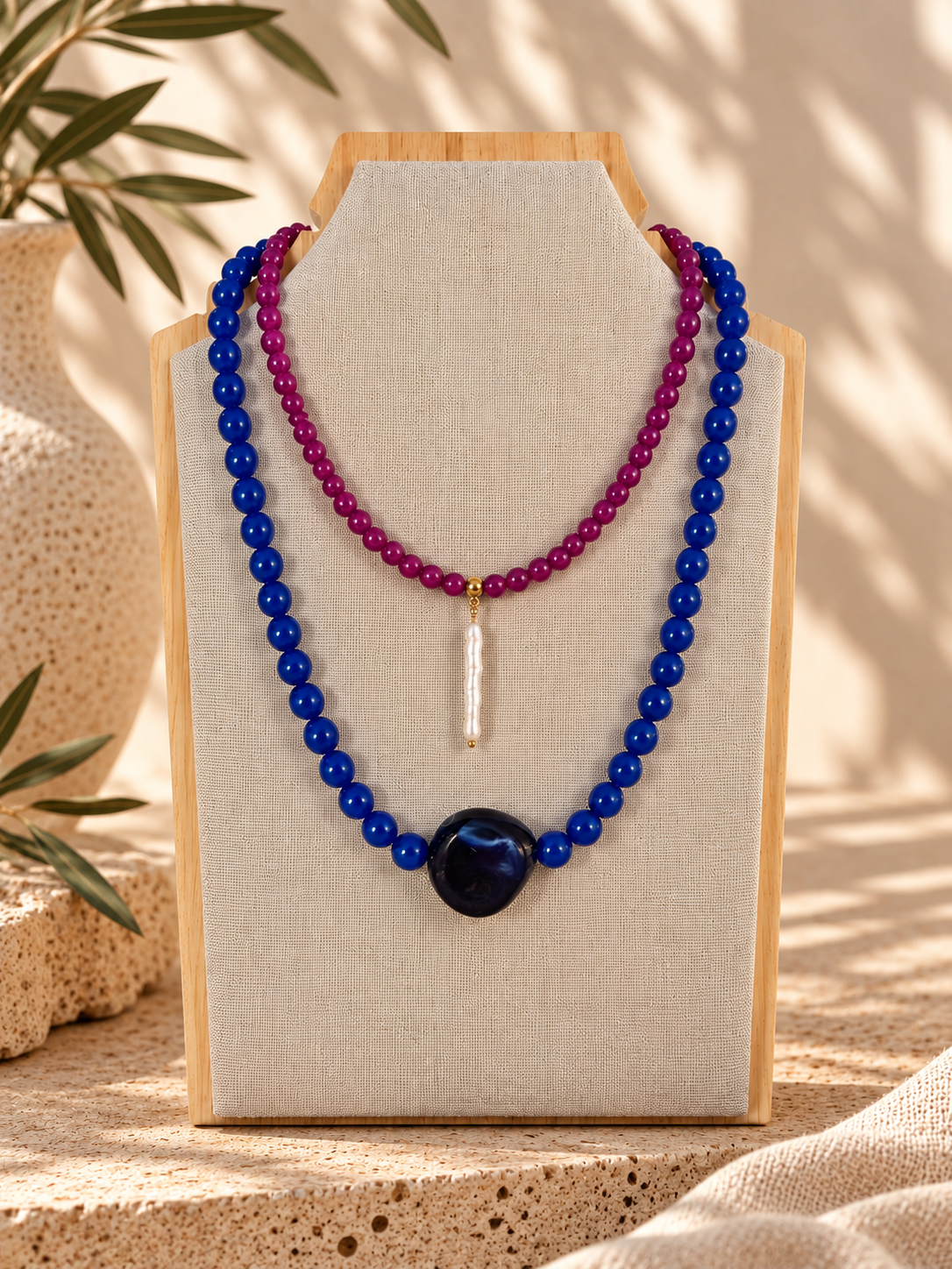 COLLAR AZUL INTENSO